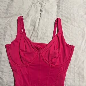 Women's Pink Corset Top